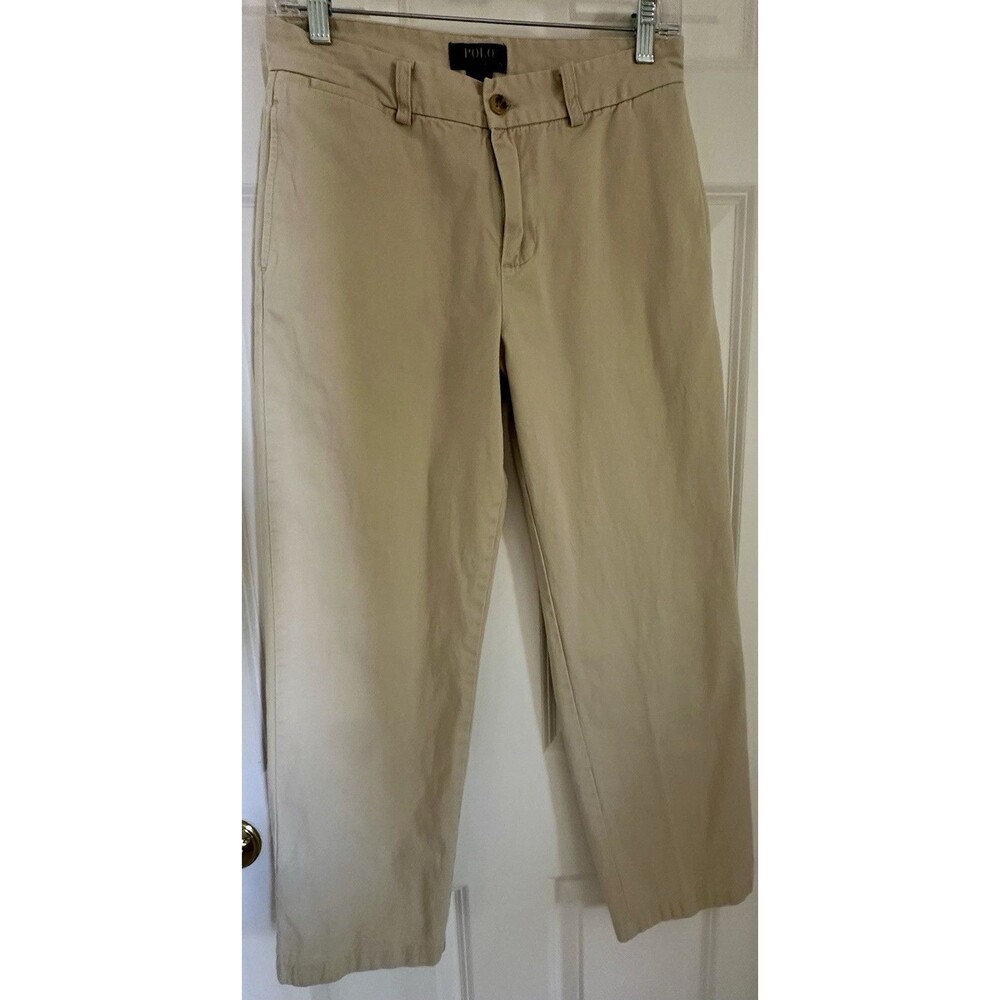 Polo Ralph Lauren Boys Khaki Chino Pants Size 18 XL